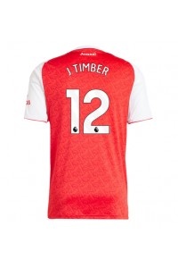 Arsenal Jurrien Timber #12 Fotballdrakt Hjemme Klær 2025-26 Korte ermer